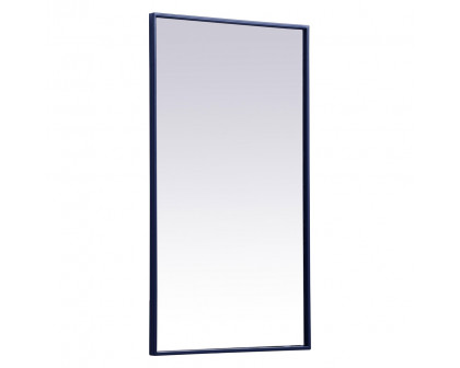 Elegant Wall Mirror - Blue, L 20" (MR42036BL)