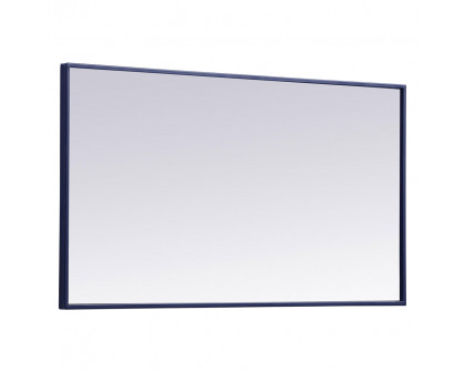 Elegant Wall Mirror - Blue, L 20" (MR42036BL)