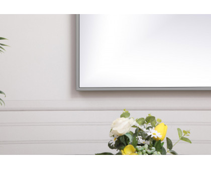 Elegant Wall Mirror - Gray, L 20" (MR42036GR)