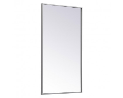 Elegant Wall Mirror - Gray, L 20" (MR42036GR)