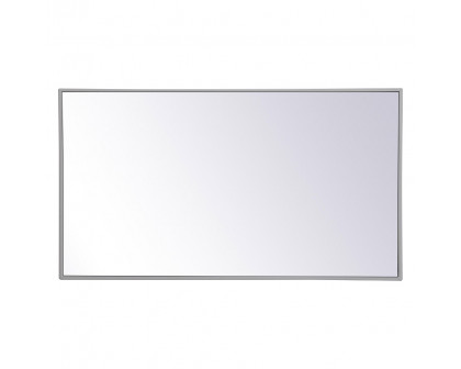 Elegant Wall Mirror - Gray, L 20" (MR42036GR)