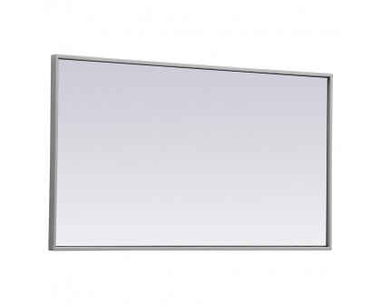 Elegant Wall Mirror - Gray, L 20" (MR42036GR)