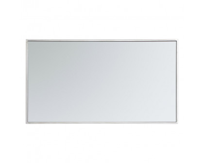 Elegant Wall Mirror - Silver, L 20" (MR42036S)