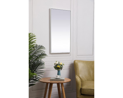 Elegant Wall Mirror - White, L 20" (MR42036WH)