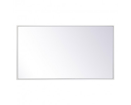 Elegant Wall Mirror - White, L 20" (MR42036WH)