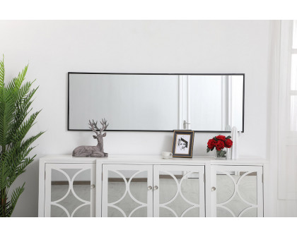 Elegant Wall Mirror - Black, L 20" (MR42060BK)