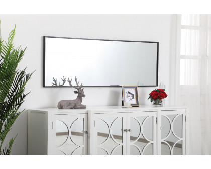 Elegant Wall Mirror - Black, L 20" (MR42060BK)