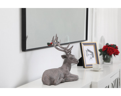 Elegant Wall Mirror - Black, L 20" (MR42060BK)