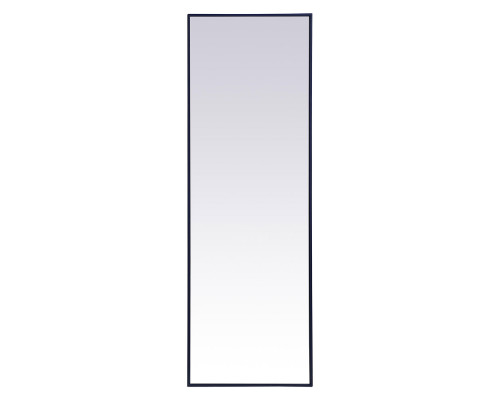 Elegant Wall Mirror - Blue, L 20" (MR42060BL)