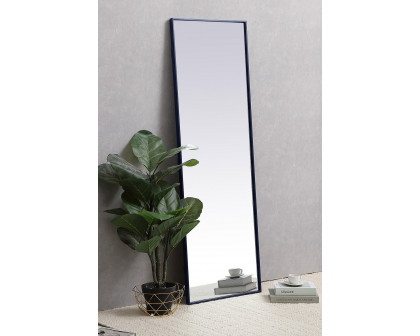 Elegant Wall Mirror - Blue, L 20" (MR42060BL)