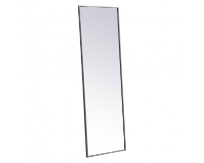 Elegant Wall Mirror - Gray, L 20" (MR42060GR)