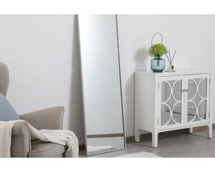 Elegant Wall Mirror - Silver, L 20" (MR42060S)