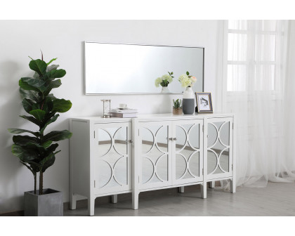 Elegant Wall Mirror - Silver, L 20" (MR42060S)