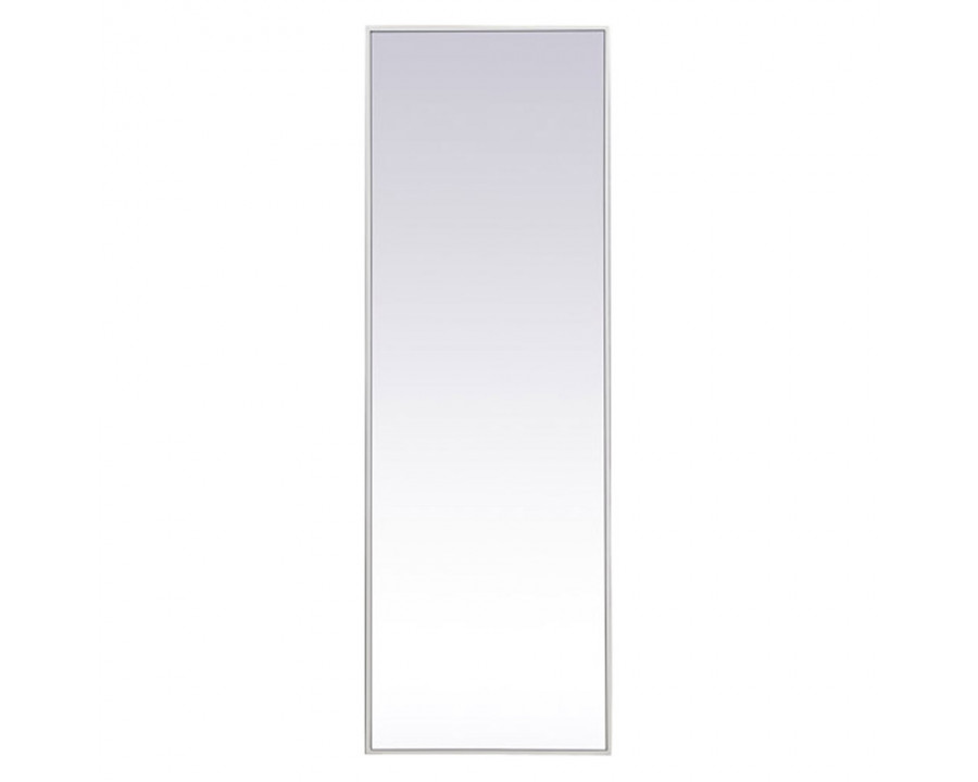 Elegant Wall Mirror - White, L 20" (MR42060WH)