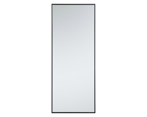 Elegant Wall Mirror - Black, L 24" (MR42460BK)