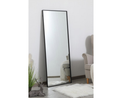 Elegant Wall Mirror - Black, L 24" (MR42460BK)