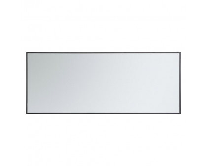 Elegant Wall Mirror - Black, L 24" (MR42460BK)