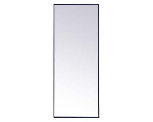 Elegant Wall Mirror - Blue, L 24" (MR42460BL)