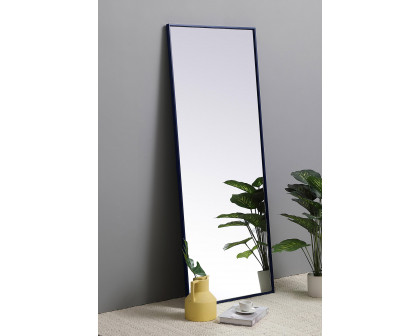 Elegant Wall Mirror - Blue, L 24" (MR42460BL)