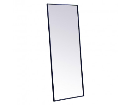 Elegant Wall Mirror - Blue, L 24" (MR42460BL)