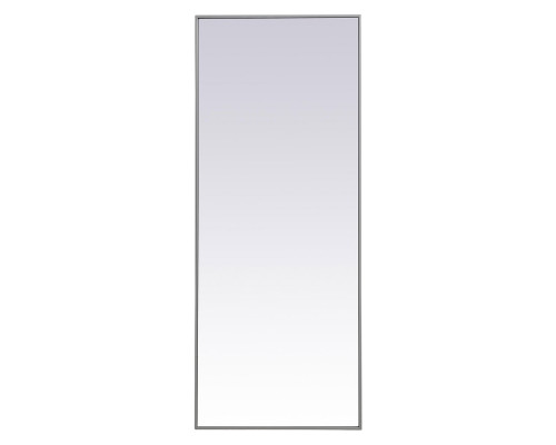 Elegant Wall Mirror - Gray, L 24" (MR42460GR)