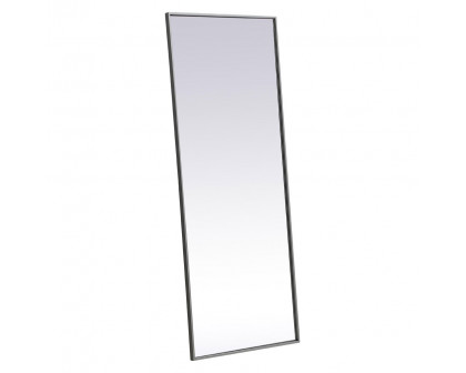 Elegant Wall Mirror - Gray, L 24" (MR42460GR)