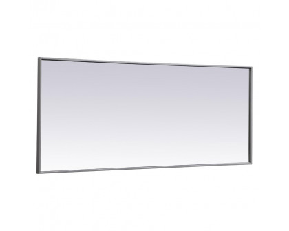 Elegant Wall Mirror - Gray, L 24" (MR42460GR)