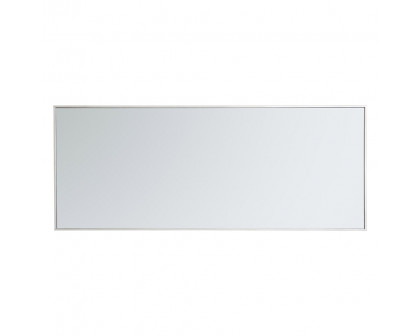 Elegant Wall Mirror - Silver, L 24" (MR42460S)