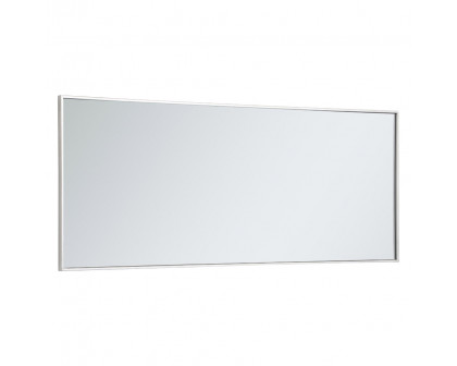 Elegant Wall Mirror - Silver, L 24" (MR42460S)