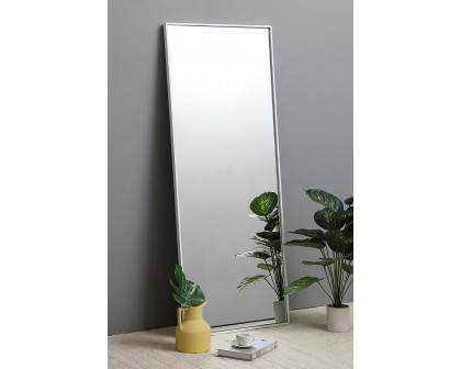 Elegant Wall Mirror - White, L 24" (MR42460WH)