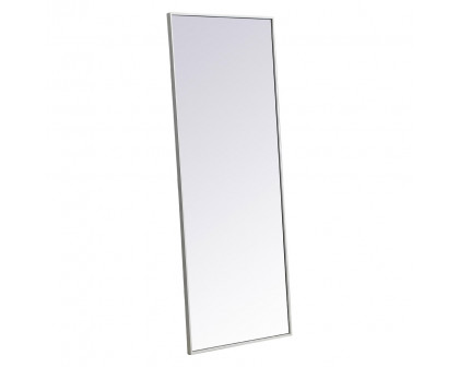 Elegant Wall Mirror - White, L 24" (MR42460WH)