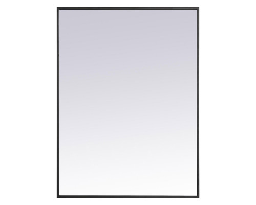 Elegant Wall Mirror - Black, L 36" (MR42736BK)