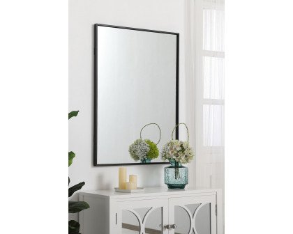 Elegant Wall Mirror - Black, L 36" (MR42736BK)