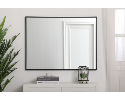 Elegant Wall Mirror - Black, L 36" (MR42736BK)