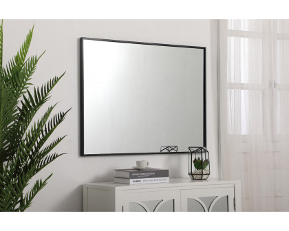 Elegant Wall Mirror - Black, L 36" (MR42736BK)