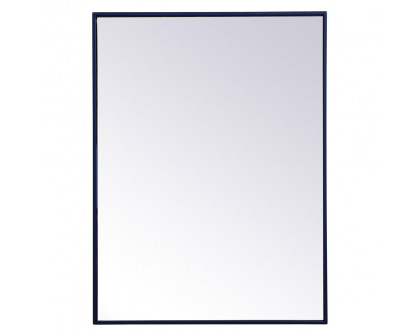 Elegant Wall Mirror - Blue, L 36" (MR42736BL)