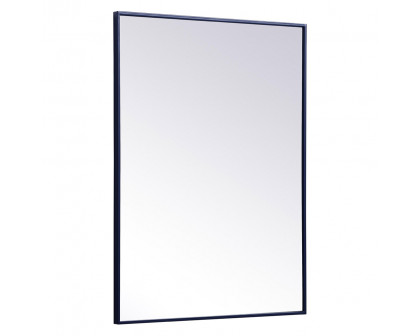 Elegant Wall Mirror - Blue, L 36" (MR42736BL)