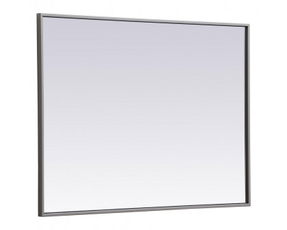 Elegant Wall Mirror - Gray, L 36" (MR42736GR)