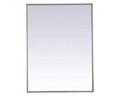 Elegant Wall Mirror - Gray, L 36" (MR42736GR)