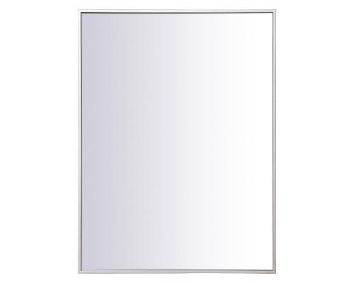 Elegant Wall Mirror - Silver, L 36" (MR42736S)