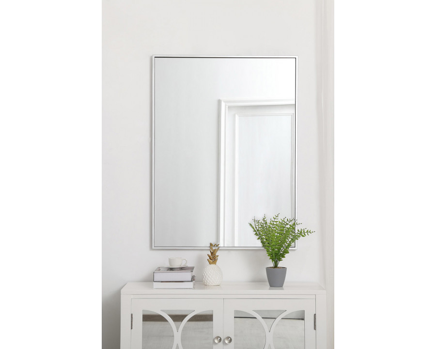 Elegant Wall Mirror - Silver, L 36" (MR42736S)