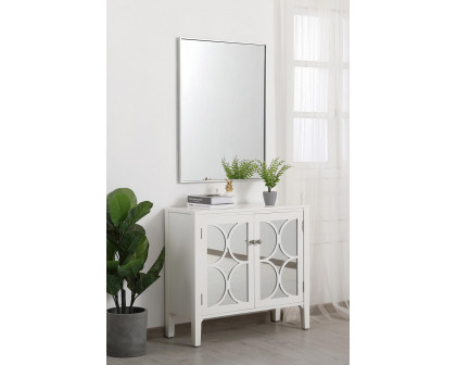 Elegant Wall Mirror - Silver, L 36" (MR42736S)