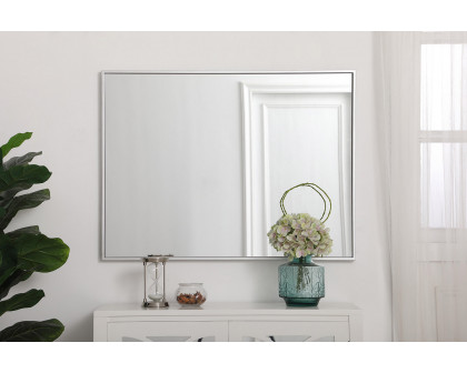 Elegant Wall Mirror - Silver, L 36" (MR42736S)