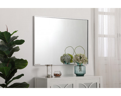 Elegant Wall Mirror - Silver, L 36" (MR42736S)