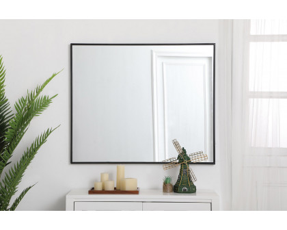 Elegant Wall Mirror - Black, L 36" (MR43036BK)