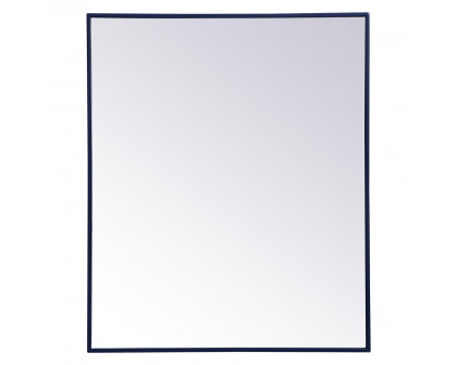 Elegant Wall Mirror - Blue, L 36" (MR43036BL)