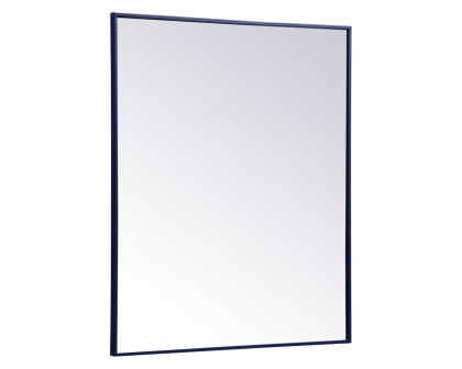 Elegant Wall Mirror - Blue, L 36" (MR43036BL)