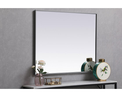 Elegant Wall Mirror - Gray, L 36" (MR43036GR)