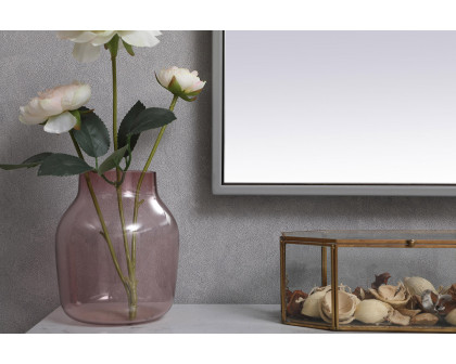 Elegant Wall Mirror - Gray, L 36" (MR43036GR)