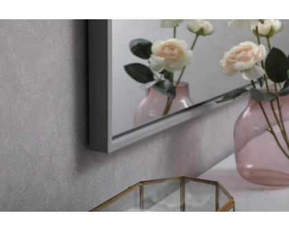 Elegant Wall Mirror - Gray, L 36" (MR43036GR)